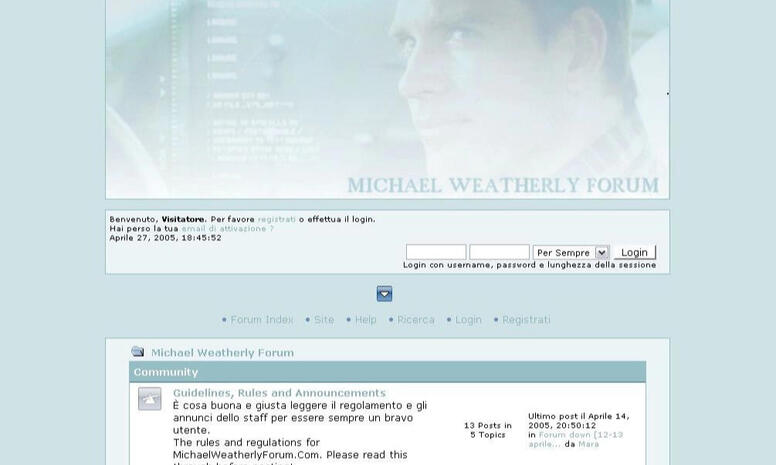 Michael Weatherly Forum V2